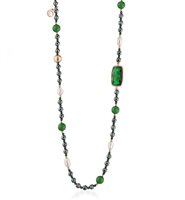 Collana Glamour Donna Carmen in Argento Giada LGNK592.2